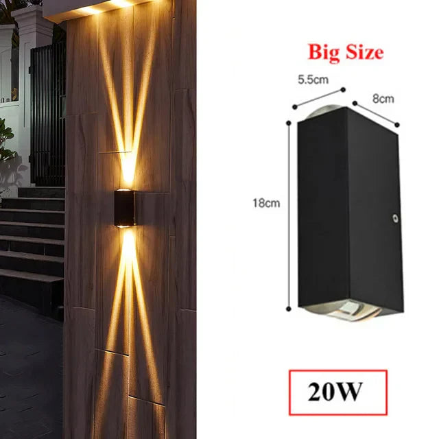 AquaPulse – LED-Strahler für Außenbereich mit wasserdichtem Design