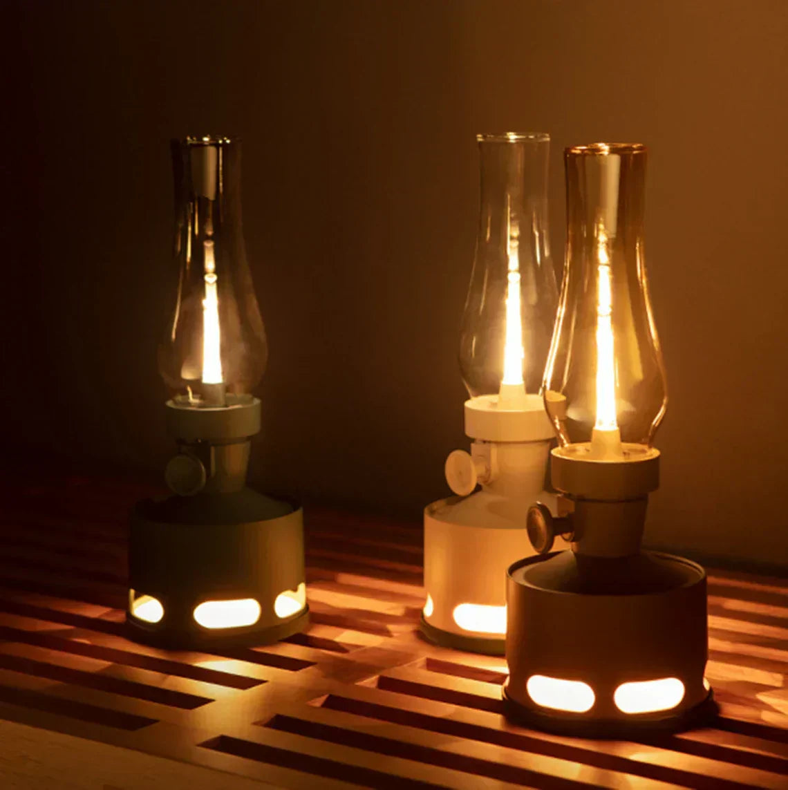 NostalgieLampe – Vintage LED table lamp for cozy atmosphere