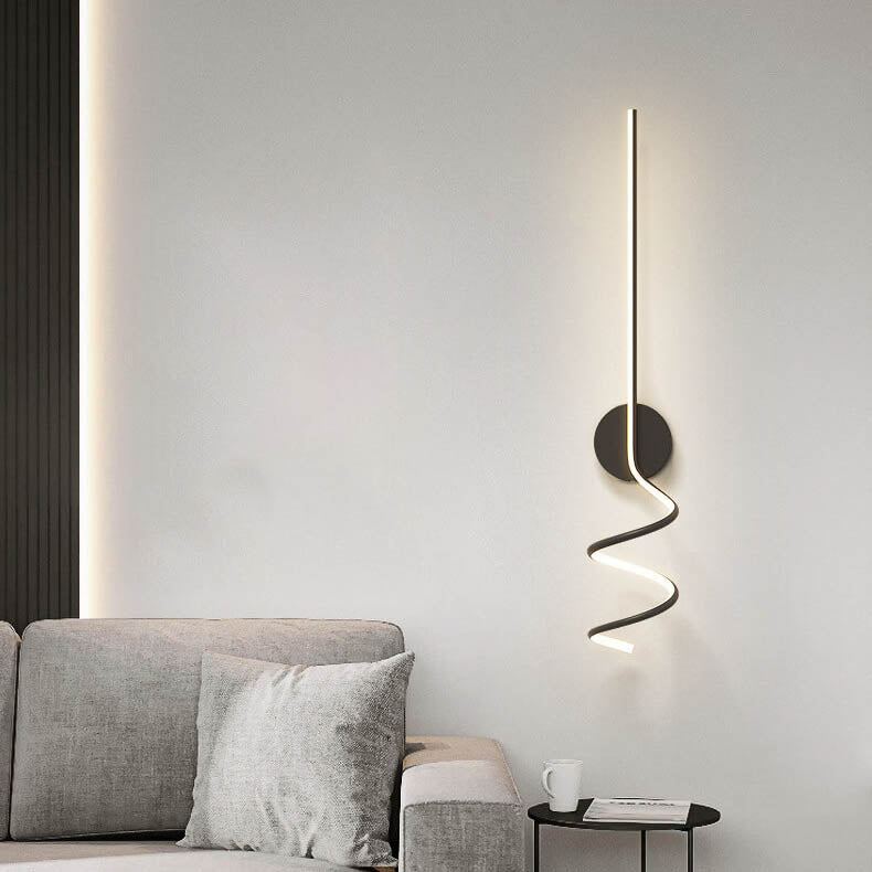LumiArc – Wall Light Black LED for Minimalist Interior Lighting
