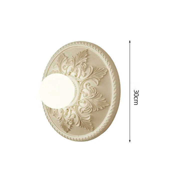 Milky Coffee – LED Wall Light Indoor Made of Synthetic Resin for Modern Ambiance