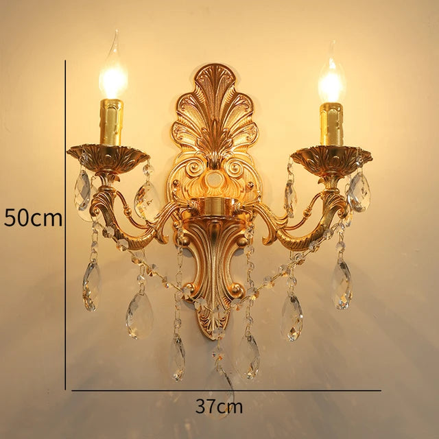 LuxeLoft – Wall Light Indoor Elegance With Sparkling Crystals For Your Home