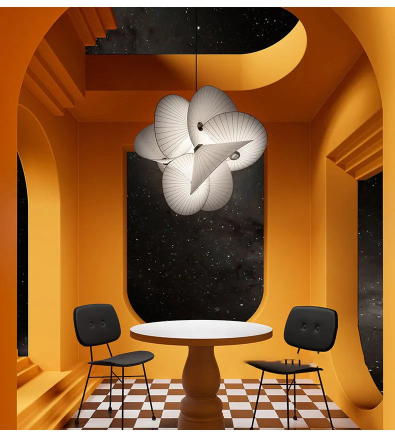 Modari - Moderne Deckenpendelleuchte aus Stoff und Metall – Minimalistisches Design für elegante Räume