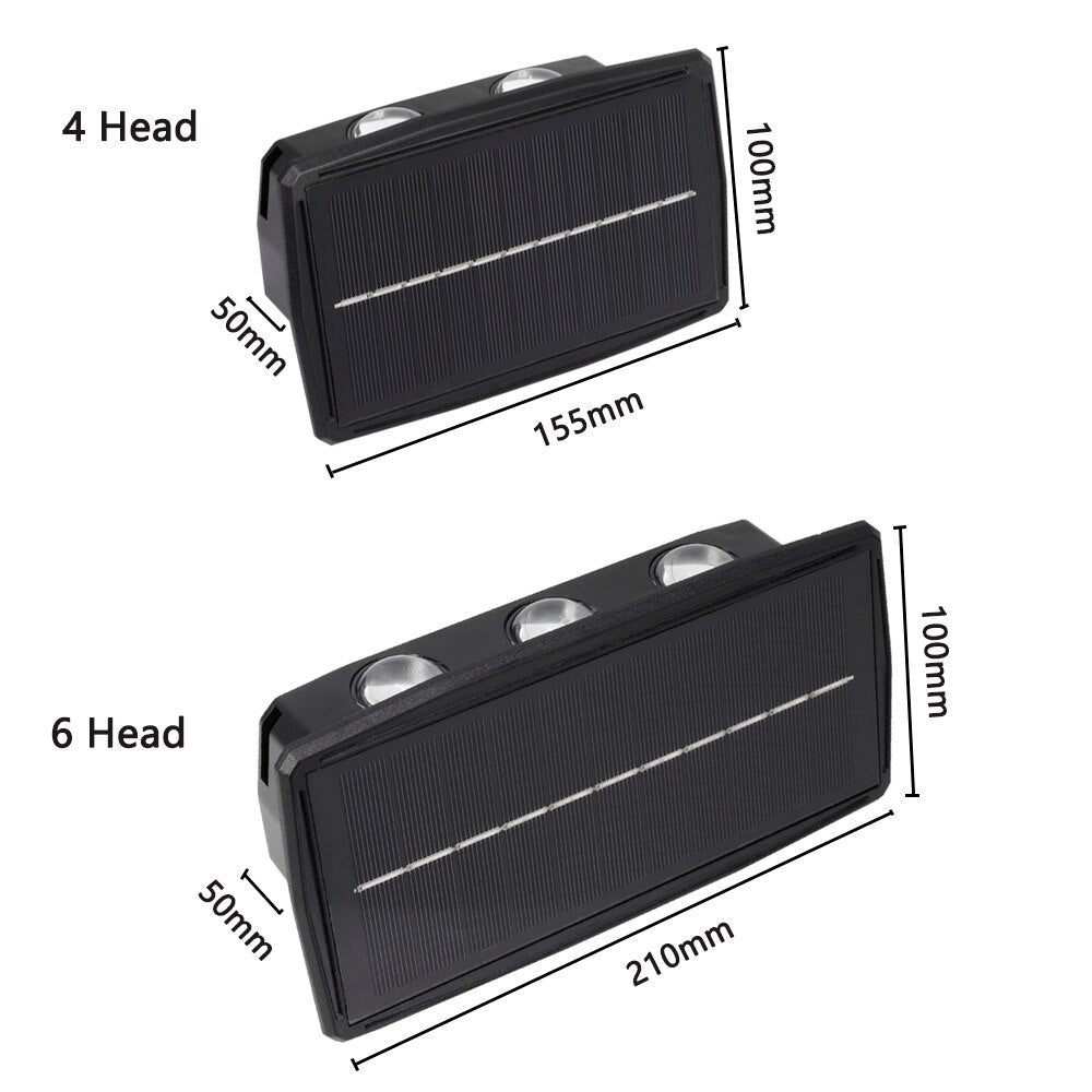 Sola – Solar LED wasserdichte Außenwandleuchte für effiziente Beleuchtung
