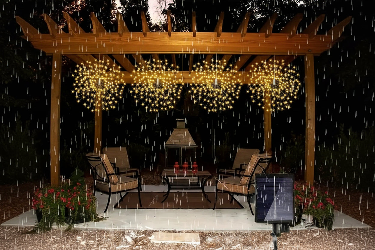 NebulaGlow – Hängende Solar-Party-Lampe für magische Sommerabende