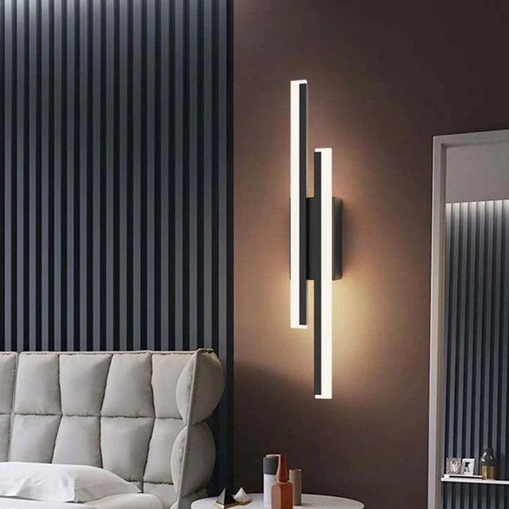 Mira – Modern LED Wall Light Black for Stylish Indoor Lighting