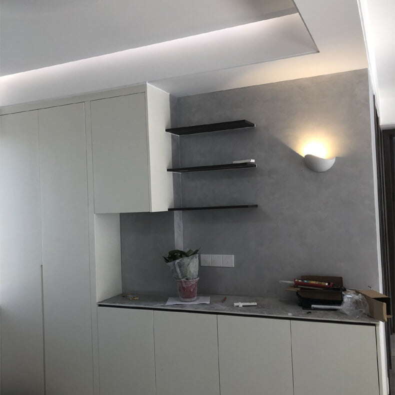 Luminia – Semi-circular Aluminum LED Wall Lamp for Modern Interior