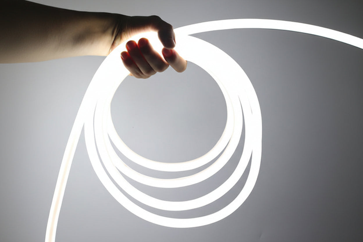 LED Round Light Strip - Flexibler Neon Lichtstreifen für Dekoration - Wasserdicht