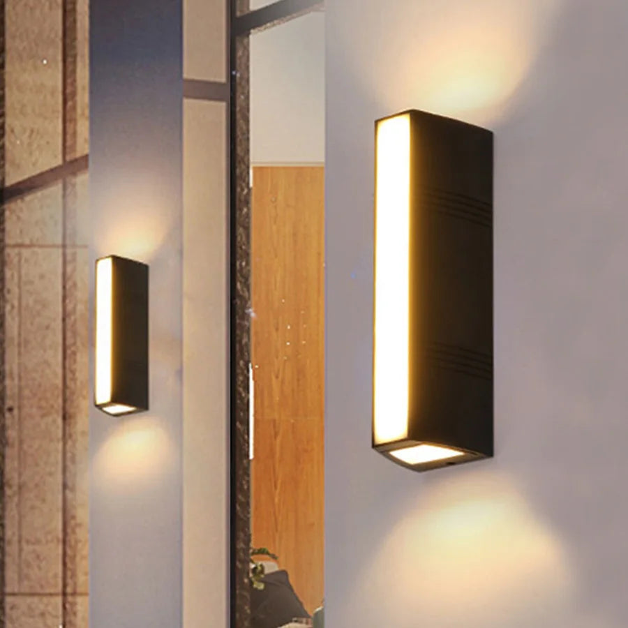 NachtStrahl – LED wall lamp for outdoor use with energy-efficient light