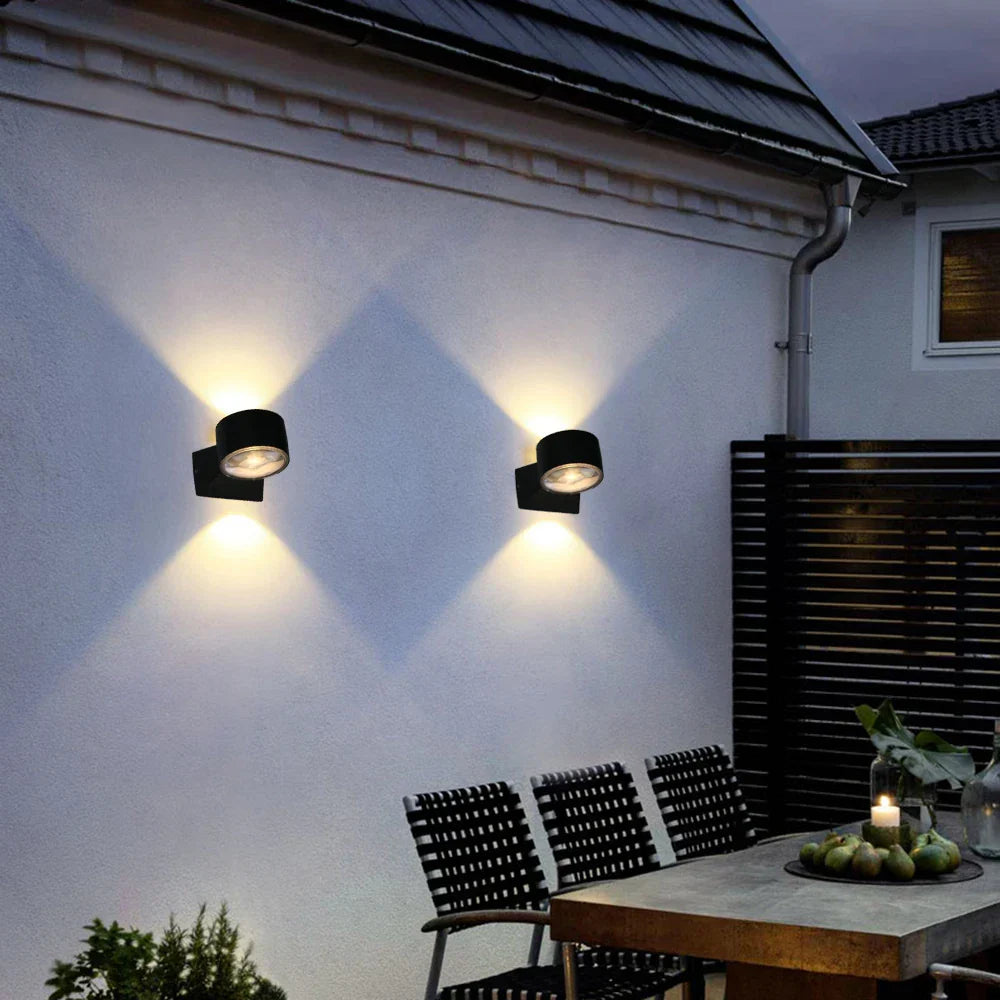 RainBlock – Waterproof Aluminum Wall Lamp for Outdoor Areas with Style