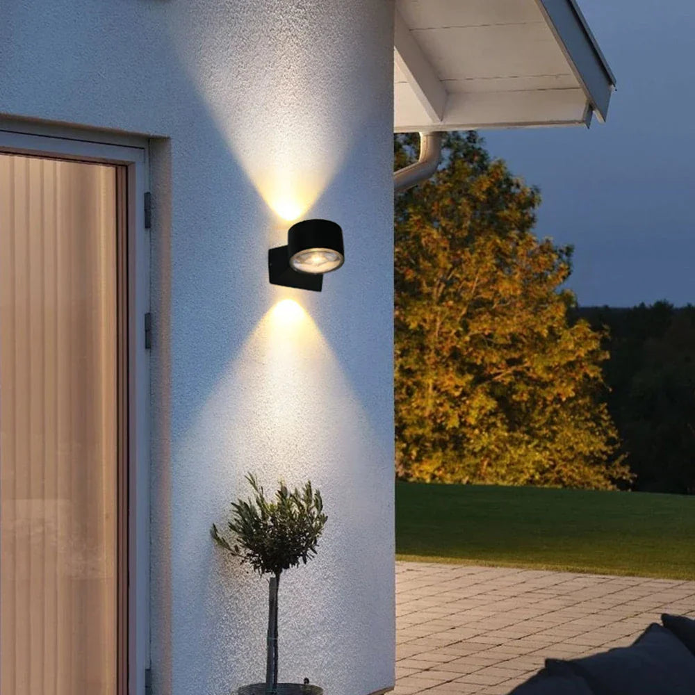 RainBlock – Waterproof Aluminum Wall Lamp for Outdoor Areas with Style