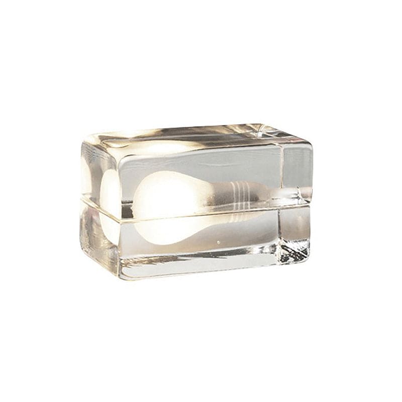 BrightCube – Tischlampe Mit Klarem Glaswürfel Für Modernes Ambiente