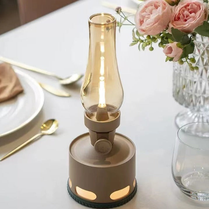 NostalgieLampe – Vintage LED table lamp for cozy atmosphere