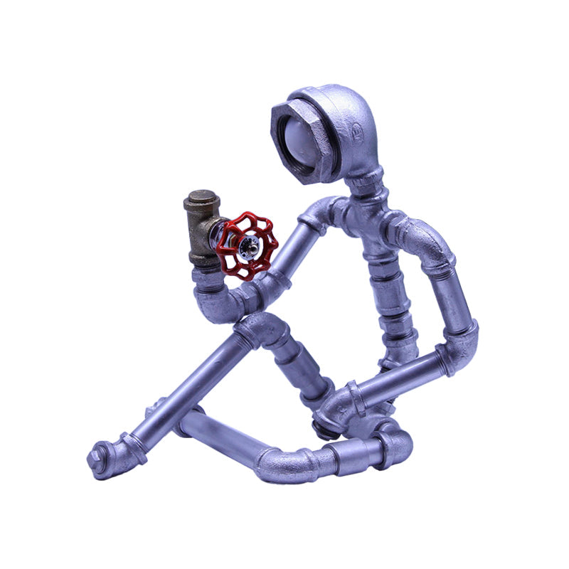 LightCraft – Nachttischlampe Schwarz mit Industriellem Design für Einzigartiges Ambiente