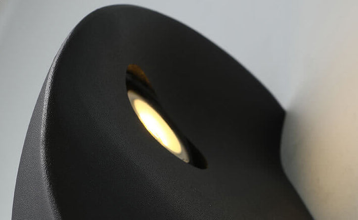 Luminia – Semi-circular Aluminum LED Wall Lamp for Modern Interior