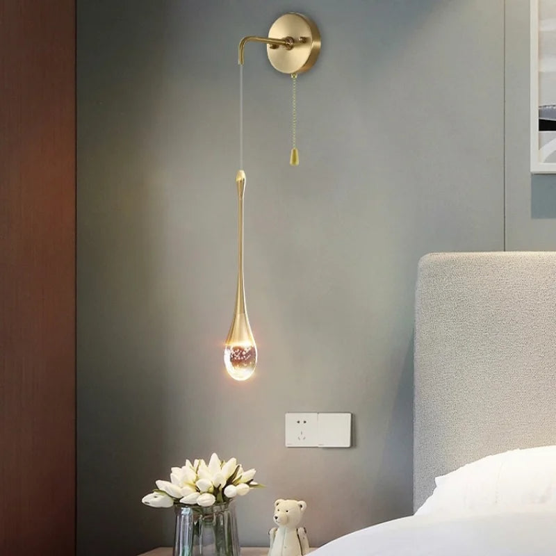 LuxeSphere – Wall Light Drop Shape for Elegant Ambiance