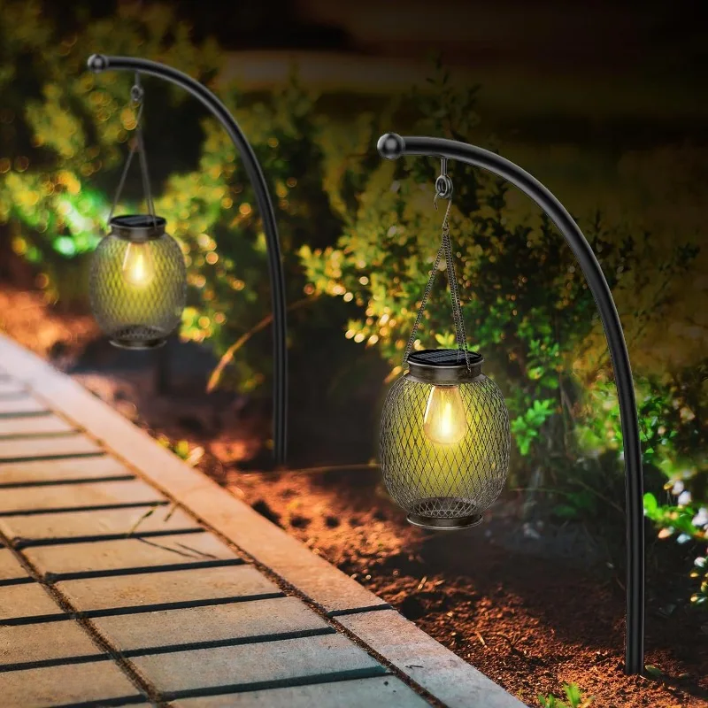 Lumineux – Hanging Solar Lanterns for Stylish Garden Lighting