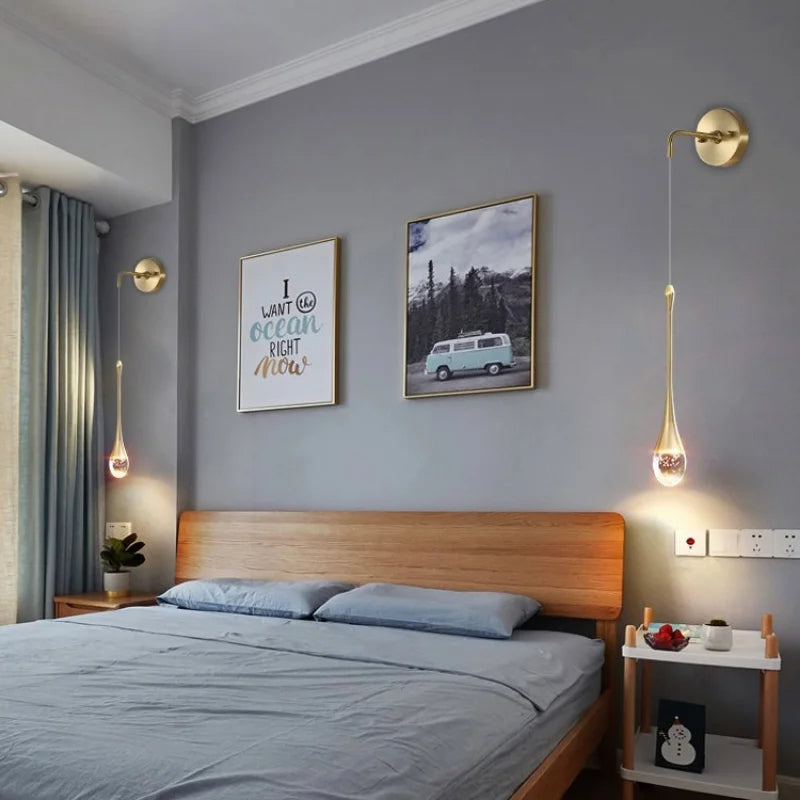 LuxeSphere – Wall Light Drop Shape for Elegant Ambiance