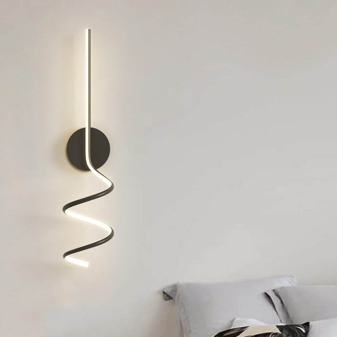 LumiArc – Wall Light Black LED for Minimalist Interior Lighting