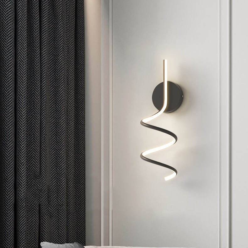 LumiArc – Wall Light Black LED for Minimalist Interior Lighting