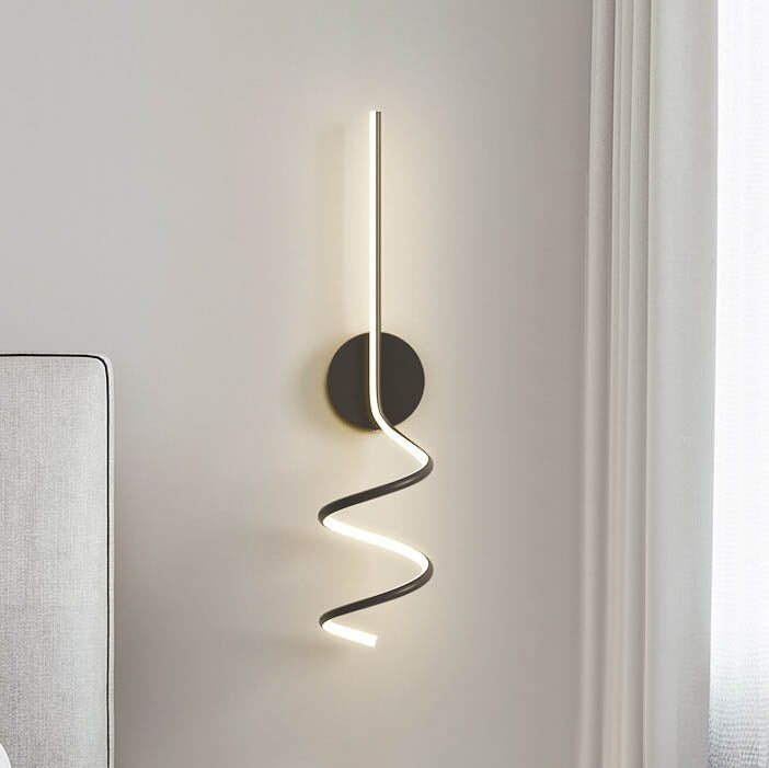 LumiArc – Wall Light Black LED for Minimalist Interior Lighting