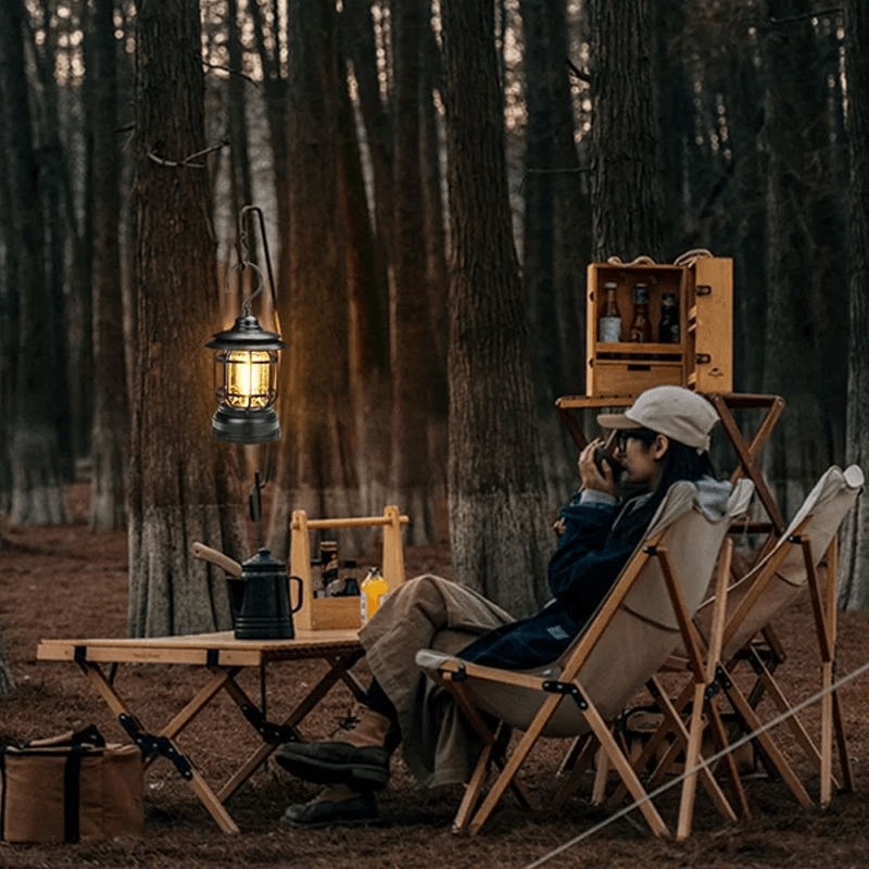 RetroLight – Campinglampe LED für Gemütliche Abende im Freien