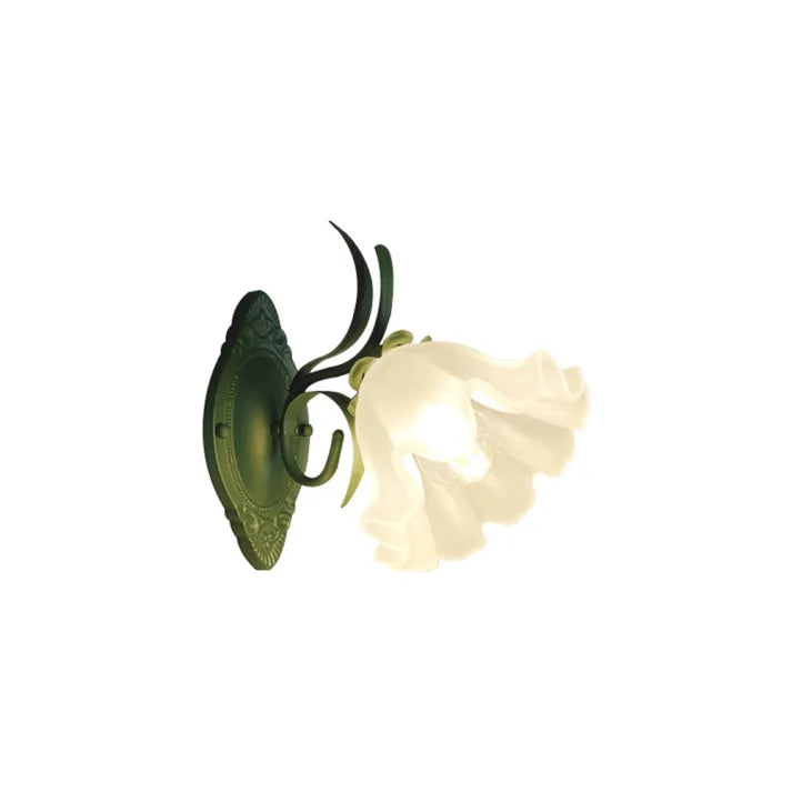 Lili – Blumenförmige Wandleuchte Innen aus Eisen und Acryl für Sanfte Beleuchtung