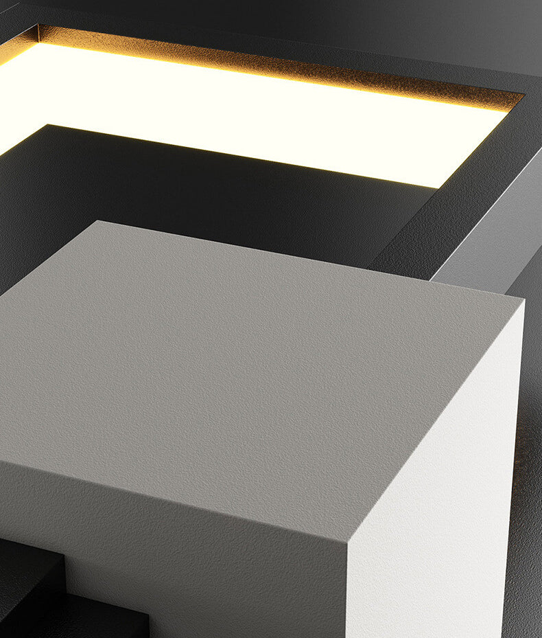 LumiSil – Square LED Wall Lamp for Modern Living