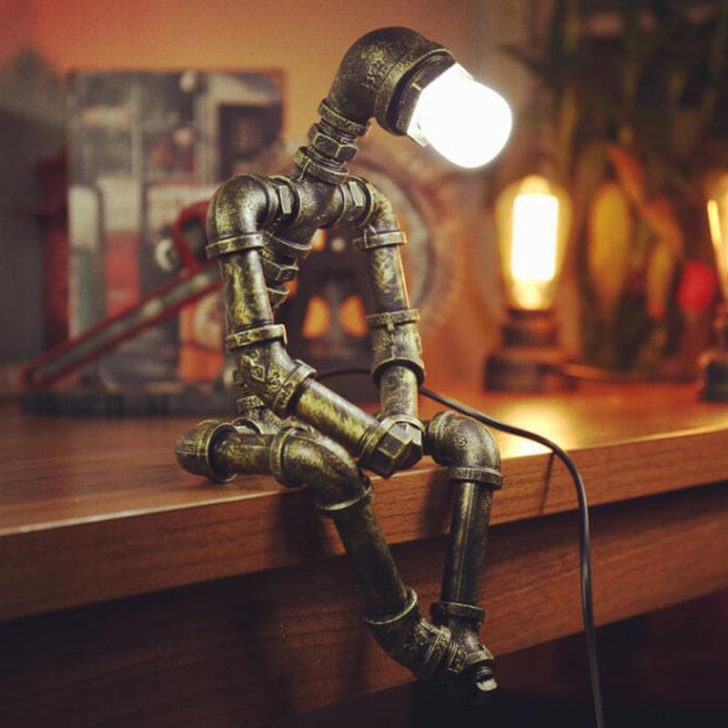 RoboShine – Table Lamp with Charming Robot Design for Playful Lighting