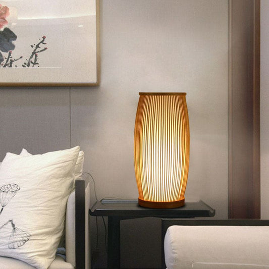 BambooGlow – Bamboo table lamp for a natural atmosphere