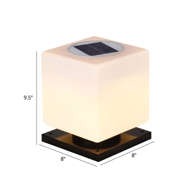 SolLicht – Nordic Solar Lantern for Stylish Terrace Lighting
