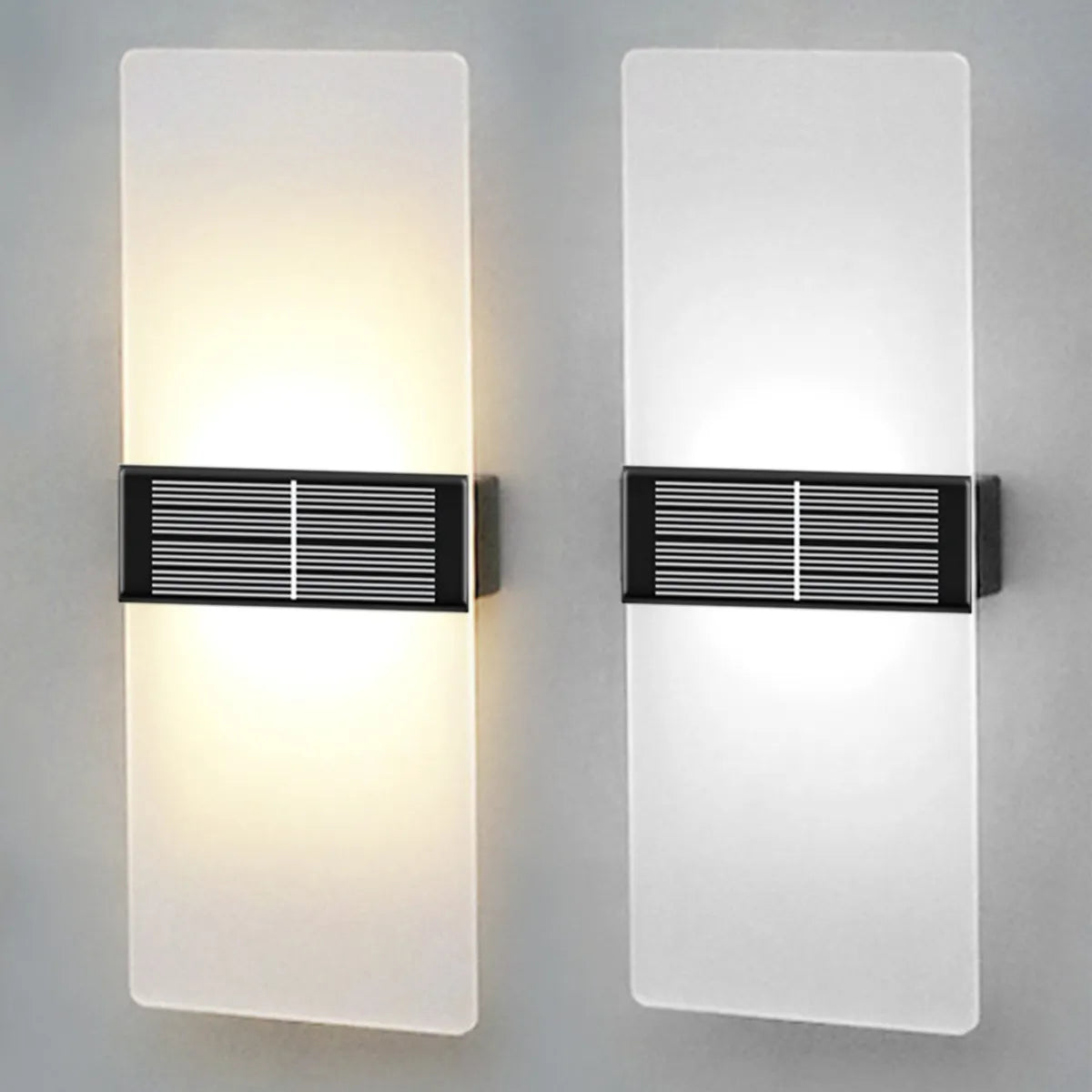 AuroraSolar – Solar Wandleuchte Außen für Nachhaltige Beleuchtung mit Modernem Design