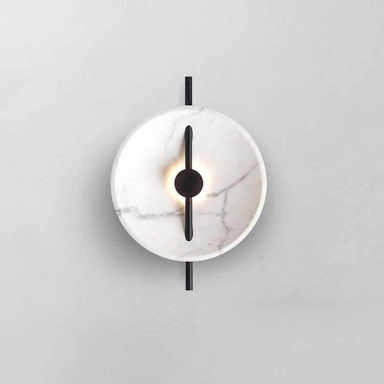 LumiSphere – LED wall lamp made of resin and marble for modern living