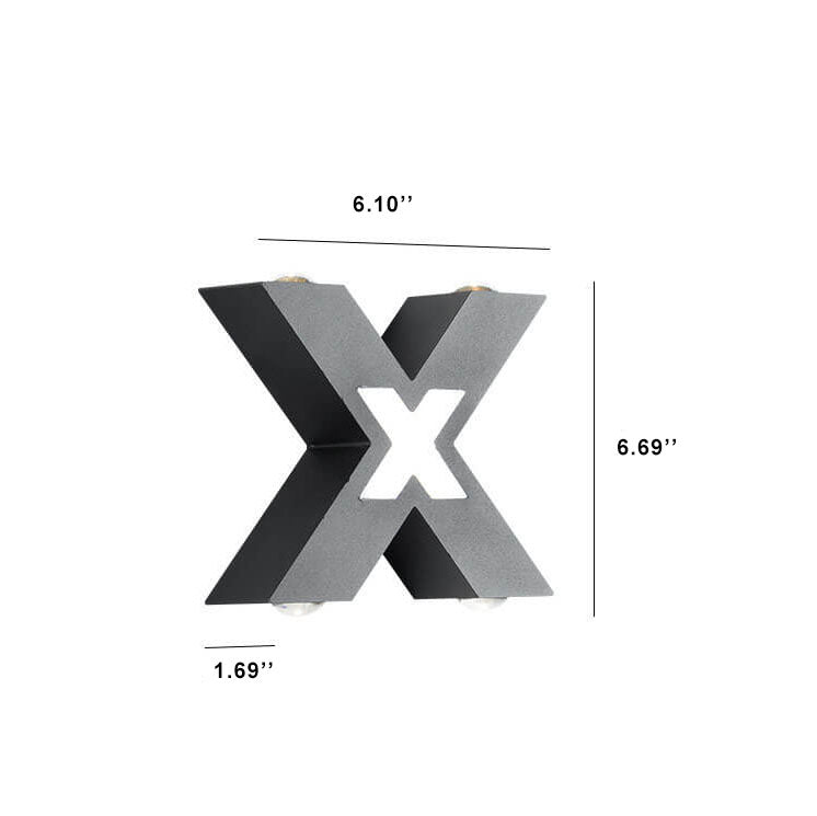 Xena – LED Wall Light Outdoor Area With Stylish Design And Weather Resistance