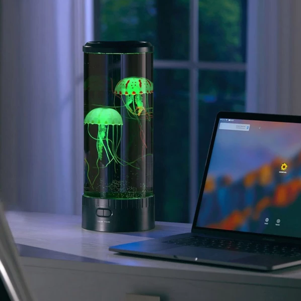Luna – LED Jellyfish Lava Lamp for Relaxing Atmosphere