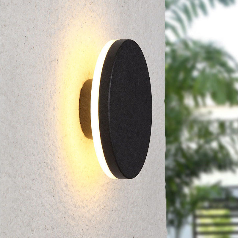 Orr – LED Wandleuchte Schwarz für Garten und Flur – Elegantes Modernes Design