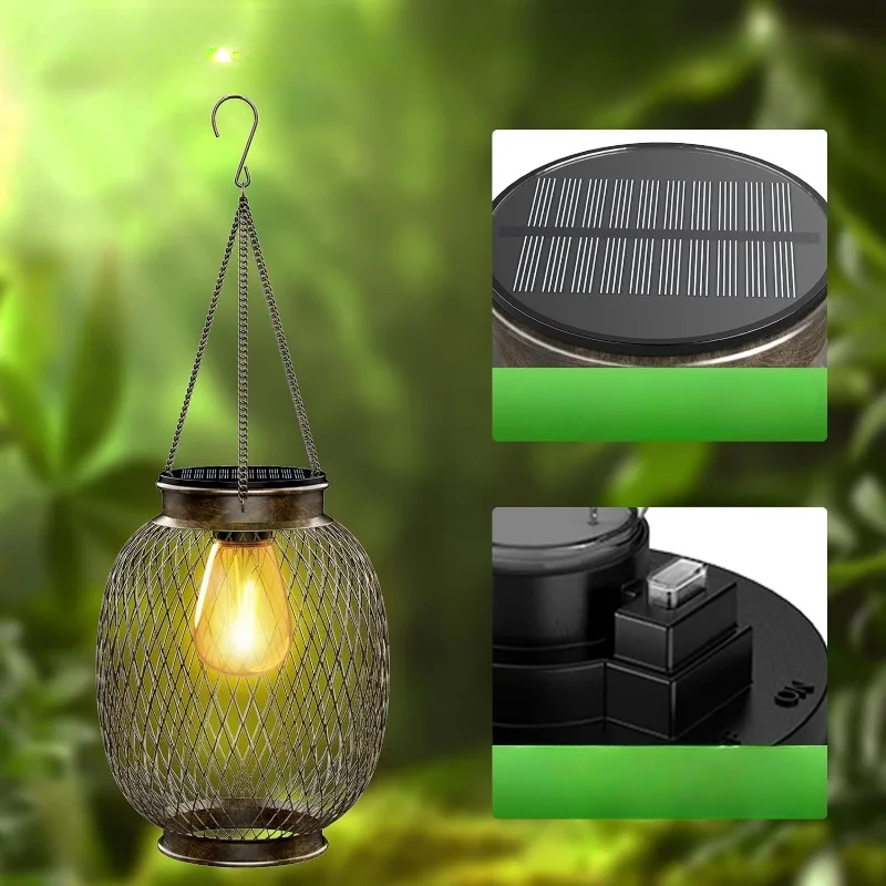 Lumineux – Hanging Solar Lanterns for Stylish Garden Lighting