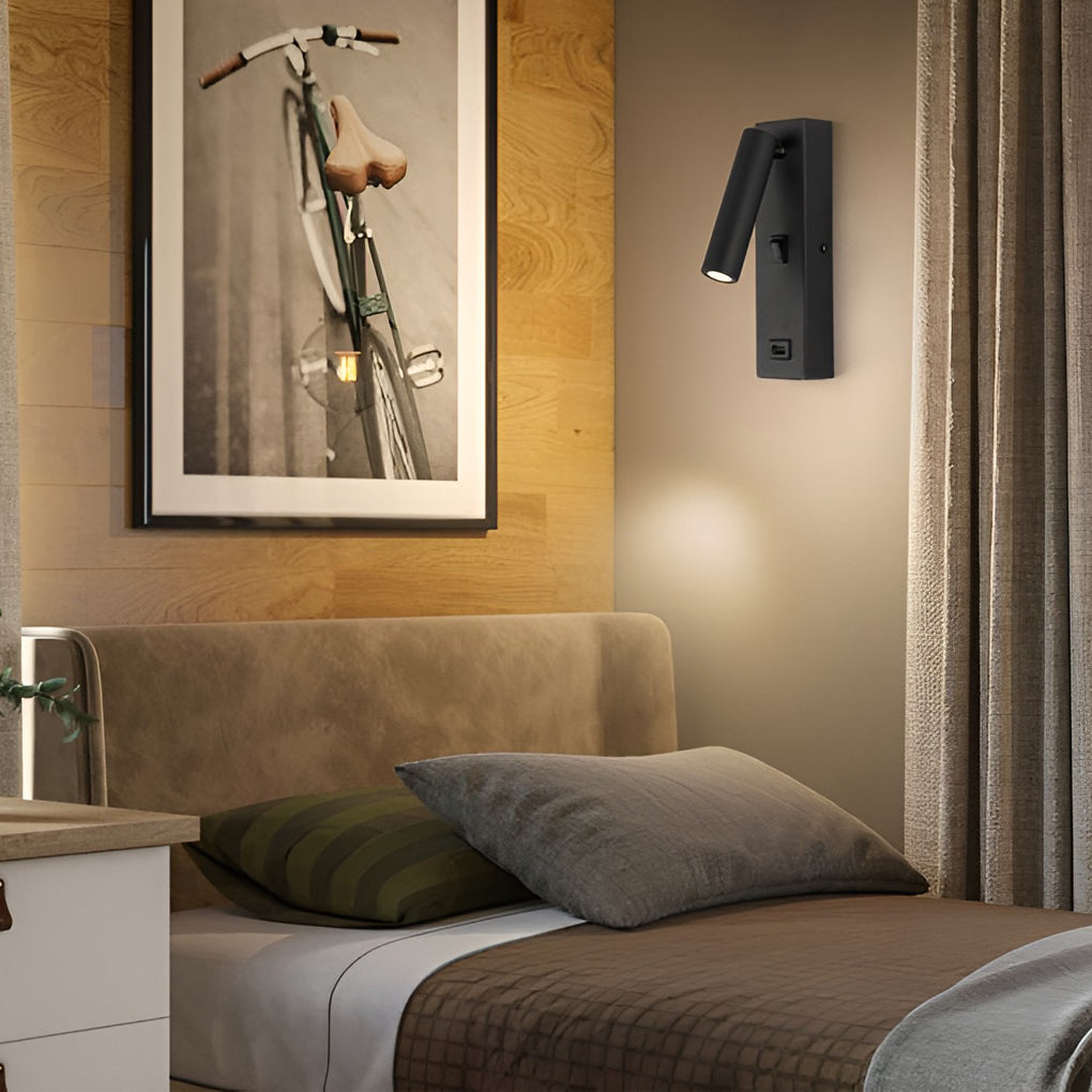 ArtiLicht – Wandleuchte mit USB-Ladeanschluss und verstellbarem Licht