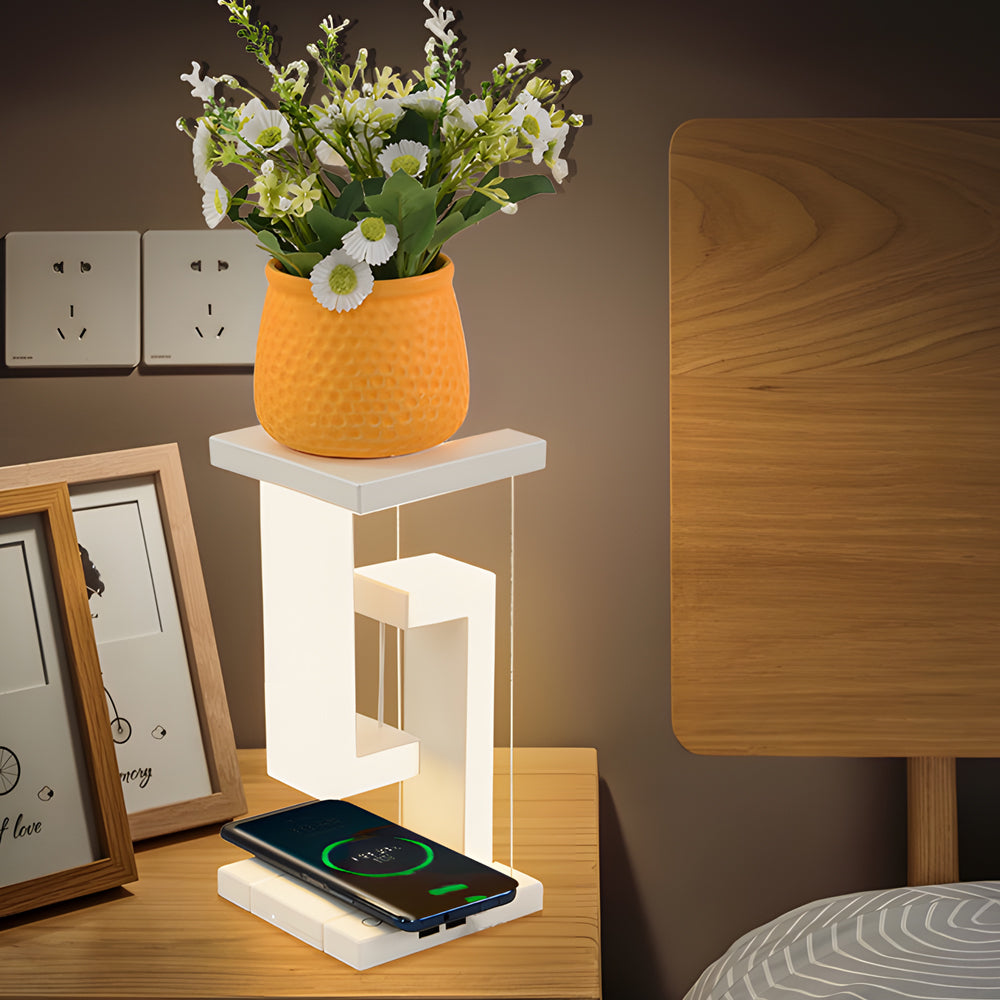 GlowGenie – Wireless Table Lamp with Floating Design and LED Lighting for Magical Atmospheres