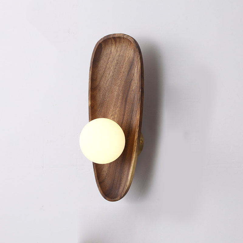 BoisLumi – Natürliche Holz Wandlampe für Elegante Beleuchtung