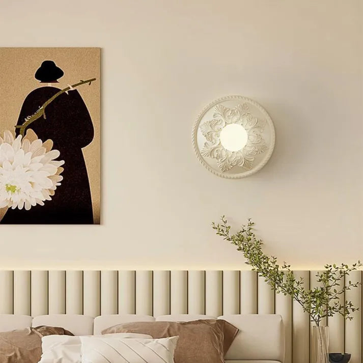 Milky Coffee – LED Wall Light Indoor Made of Synthetic Resin for Modern Ambiance