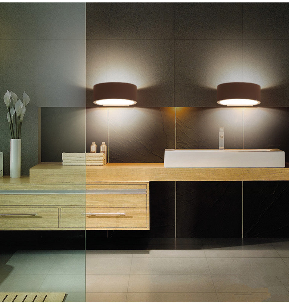 WandLicht – Runde LED-Außenwandleuchte, Modernes Design, IP65 Wasserdicht für Garten & Terrasse