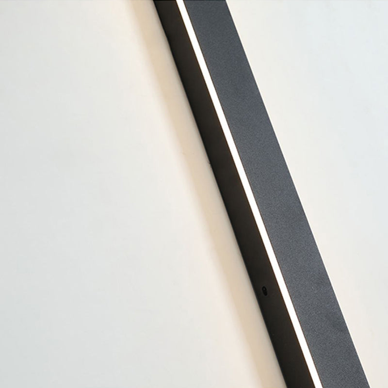 Edge – LED Wandleuchte Schwarz für Stilvolle Außenbeleuchtung im Garten und Flur