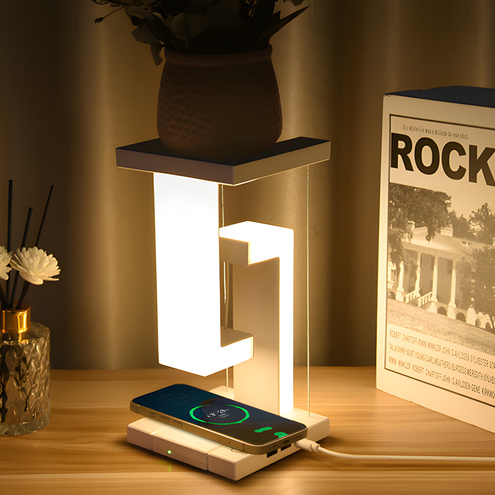 GlowGenie – Wireless Table Lamp with Floating Design and LED Lighting for Magical Atmospheres