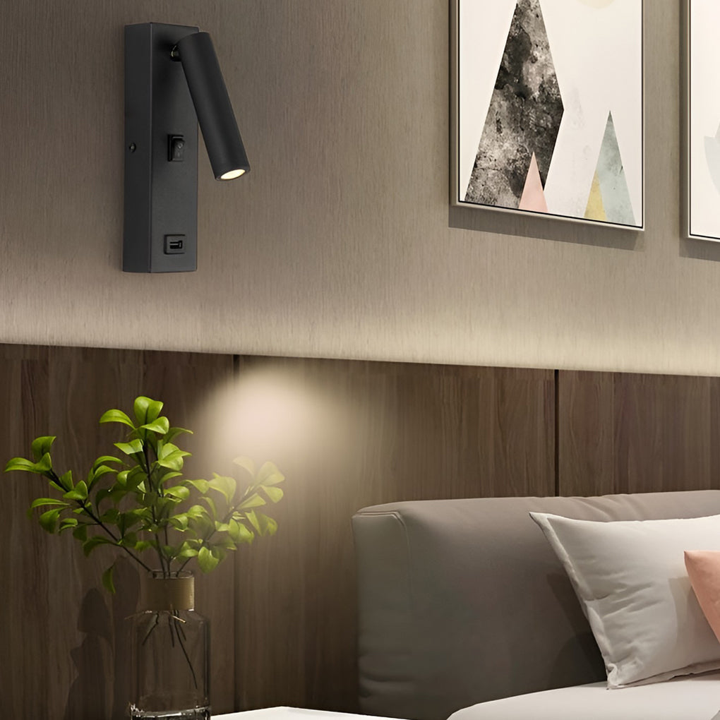 ArtiLicht – Wandleuchte mit USB-Ladeanschluss und verstellbarem Licht