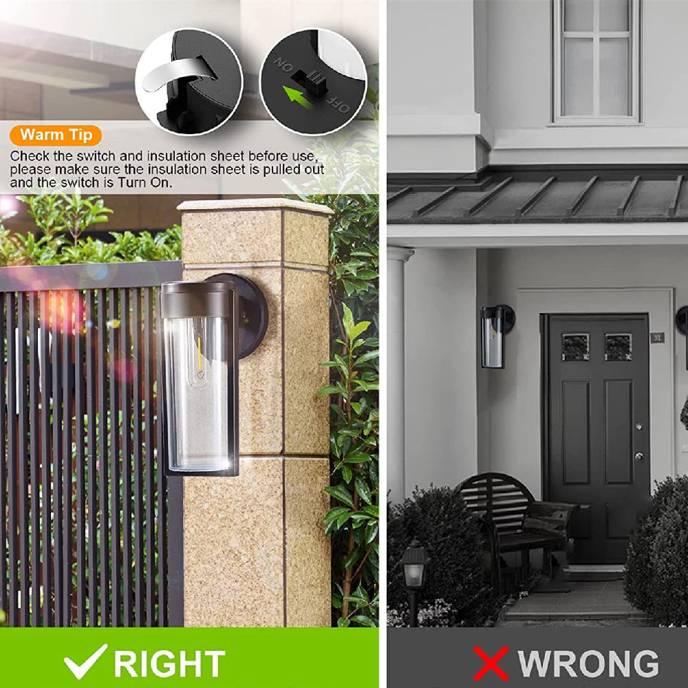 SolarLuma – Solar LED-Wandleuchte mit Glühfaden-Optik, Wasserdicht für Garten & Außenbereich (IP65)