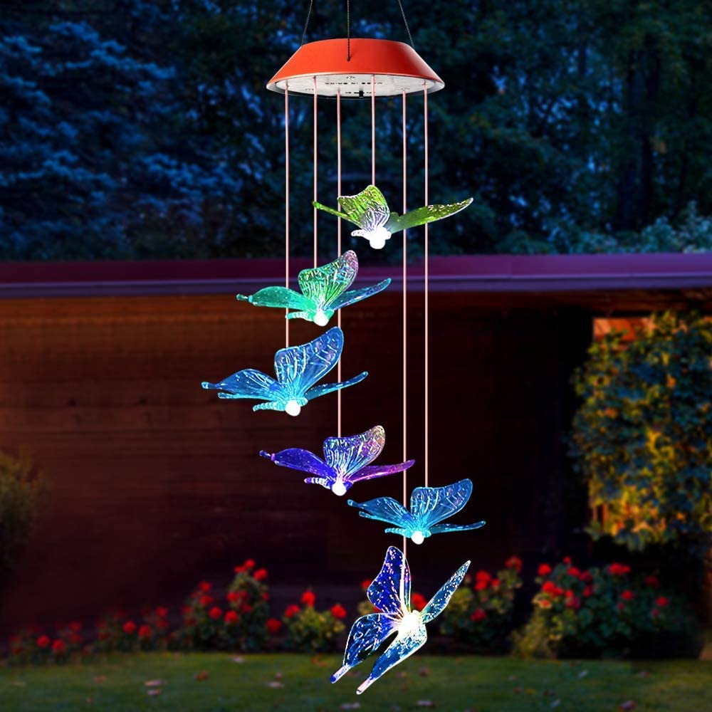 Bunte Flutterlights – Dekorative Solarlichter für romantische Abende