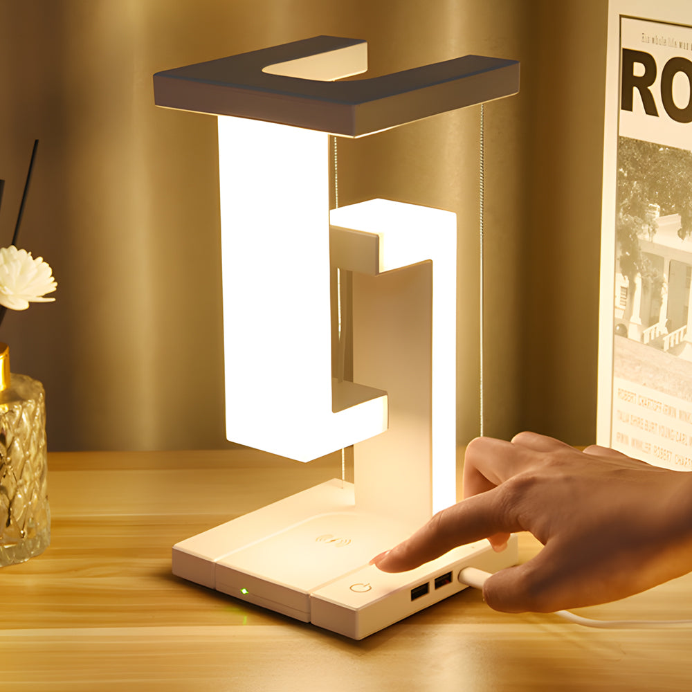 GlowGenie – Wireless Table Lamp with Floating Design and LED Lighting for Magical Atmospheres
