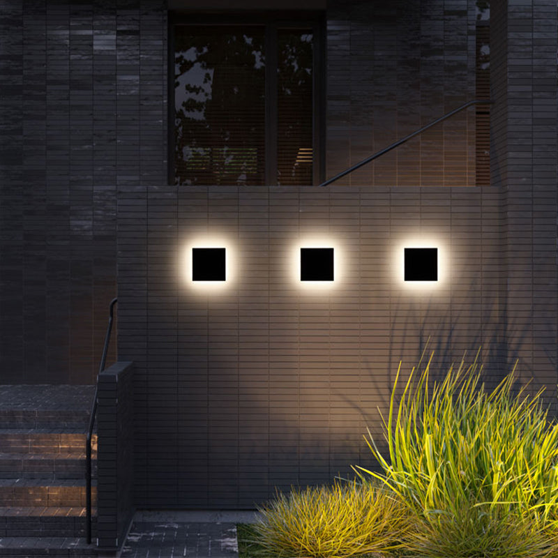 Orr – LED Wandleuchte Schwarz für Garten und Flur – Elegantes Modernes Design