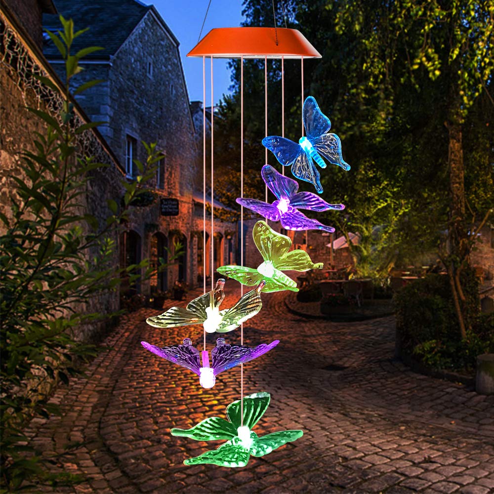 Bunte Flutterlights – Dekorative Solarlichter für romantische Abende
