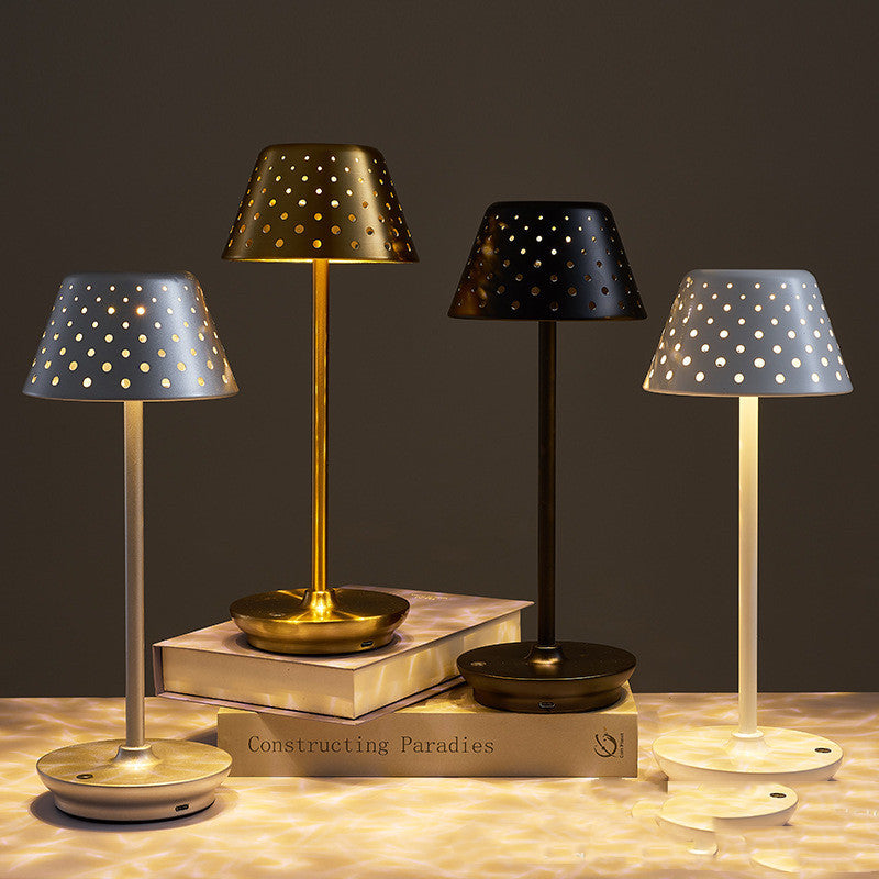 Voltique – Vintage LED Tischleuchte, USB-Aufladbar